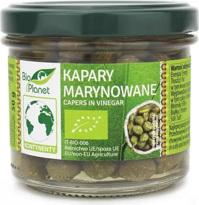 Zdjęcie produktu dla KAPARY MARYNOWANE100 g (50 g) -PLANET