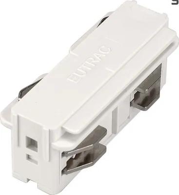 Produktbild von SLV 1001516 EUTRAC Längsverbinder elektrisch verkehrsweiss