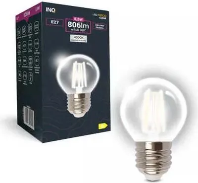Obrázek produktu pro Žárovka LED G45 globe E27 5,5W 4000K
