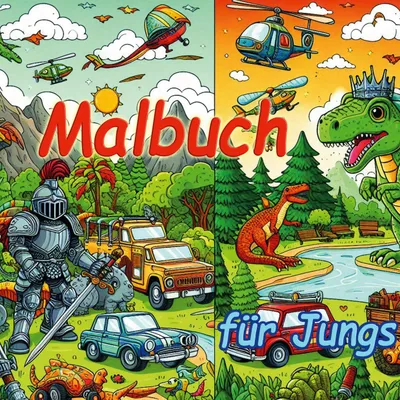 Produktbild von Malbuch für Jungs