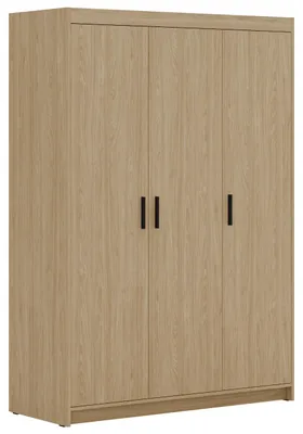 Produktbild von Kleiderschrank ELENI 3D geölte eiche