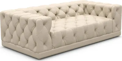 Produktbild von Echtleder 3-Sitzer Couch Meliva Beige