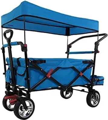 Obrázek produktu pro Kočárek s rukojetí, modrý