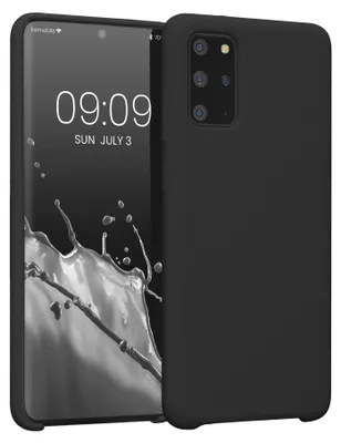 Produktbild von kwmobile Handyhülle für Samsung Galaxy S20 Plus Hülle - Case Silikon - Kabelloses Laden - Schutzhülle Cover in Schwarz