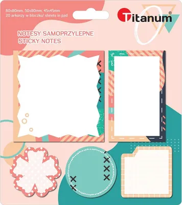 Produktbild von Selbstklebende Haftnotizen 5 x 20 Blatt Titanum orange