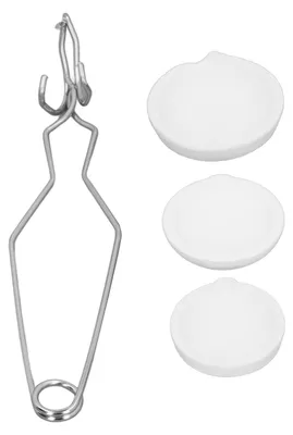 Quarzschmelztiegel-Set, 4-teilig, 100/150/250 g, bis 1537 °C