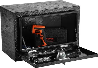 Obrázek produktu pro Hliníkový nástrojový box pod podvozek 24" x 17" x 18" Úložný prostor pro nářadí pro přívěsy a karavany