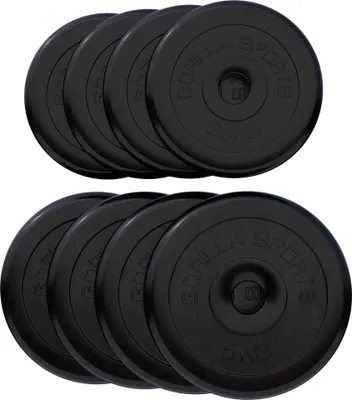 Produktbild von Hantelscheibe Gummi 0,5-25 KG Gewicht - % SET 30KG (4x2,5 4x5KG)