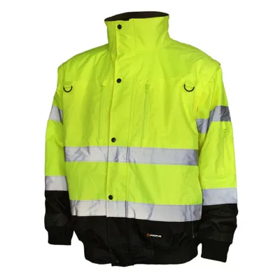 Produktbild von Arbeitsjacke ARBEITSJACKE KARDIF SOFTSHELL GELB ABNEHMBAR (SOFT-KARDIF_Y_XXL)
