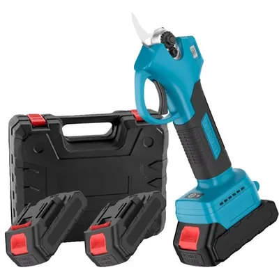 Obrázok produktu pre Elektrické nožnice na živé ploty, bezuhlíkový motor, ergonomická rukoväť, s 2 batériami