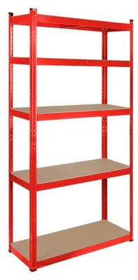 Obrázok produktu pre Kovové regály 180x90x40 cm, nosnosť 750 kg, 5 políc
