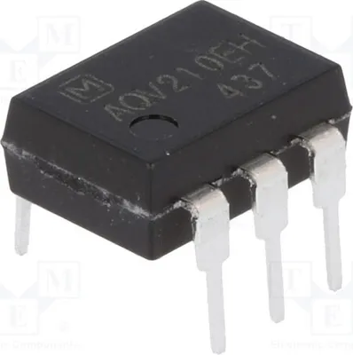 Produktbild von 1x Relais: Halbleiter lSteuer: 3mA max.350VAC 130mA max.350VDC AQV210EH Einphase