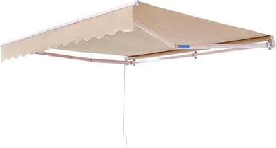 Zdjęcie produktu dla Markiza tarasowa 3.96x2.44 m ręczna wodoodporna rozkładana balkon ogród