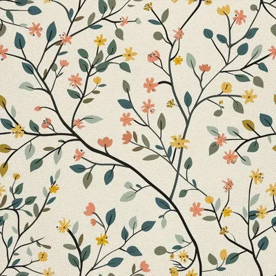 Image de OUTDOOR DECOSTOFFS OXFORD - Motif printemps I DX7575
