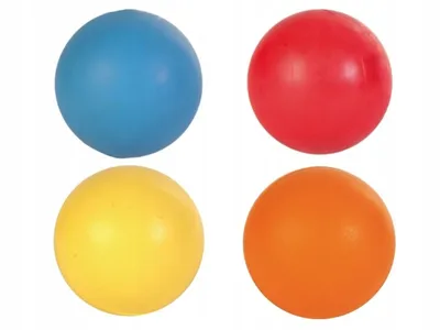 Obrázek produktu pro TRIXIE 3301, Pes, Míč, Červená, Guma, 6 cm