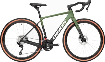 Produktbild von RINOS Carbon Gravel Bike Sandman7.0 Shimano GRX820 Black/Green XL (58 cm)