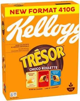 Produktbild von Kellogg's Tresor Choco Roulette 410g