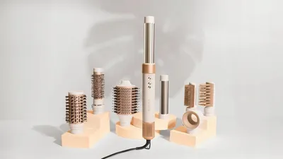 Zdjęcie produktu dla Szczotka na ciepłe powietrze Cecotec CermicCare AirGlam Champagne