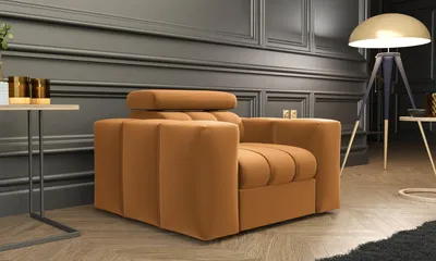 Produktbild von FurMeb24 modern SESSEL KENNO 100 x 90 cm ORAGNE