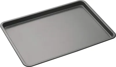 Produktbild von MasterClass Antihaftbeschichtetes Backblech, BPA-frei (Bisphenol) aus Edelstahl zum Backen und Grillen, 35 x 25 cm