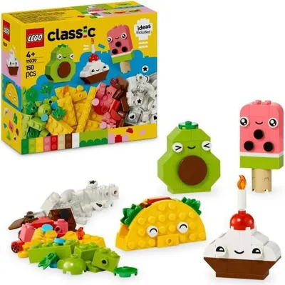 Immagine prodotto di LEGO Classic Alimenti creativi, 150 pezzi, giocattolo da costruzione per bambini dai 4 anni in su, set di costruzione creativo