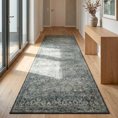 Immagine prodotto di Homebyhome Tappeto lavabile vintage passatoia corridoio cucina ingresso design orientale facile manutenzione Dimensione: 80x250 cm