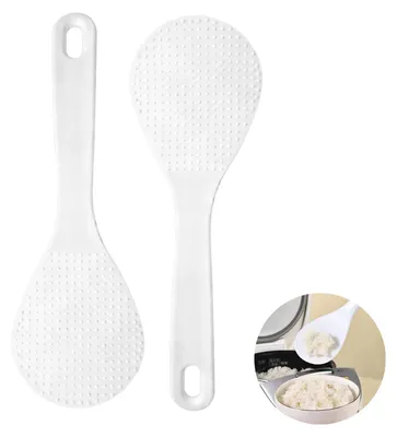 Reispaddel-Set, 2 Stück, 19,5 cm, antihaftbeschichtet, spülmaschinengeeignet