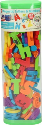 Produktbild von Playgo Magnetbuchstaben und -zahlen, 120-teilig.