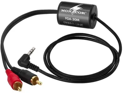 Produktbild von Monacor FGA-30M, 20 - 30000 Hz, 20000 Ohm, 20000 Ohm, 0,01%, Schwarz, 24 mm