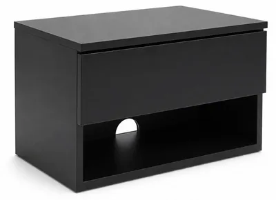 Produktbild von Wand-Nachttisch mit Schublade und Regal, 40 x 30 x 21,5 cm