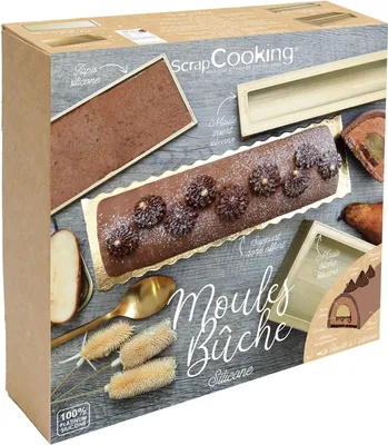 Image de Lot de 3 moules pour réaliser son stollen de Noël ou ses gâteaux