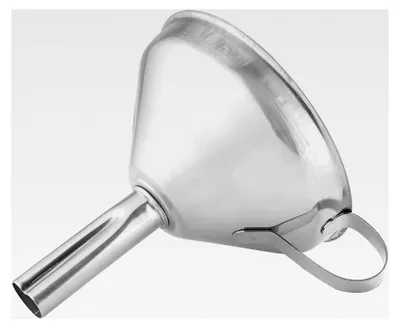 Produktbild von Trichter Set 6-teilig aus Edelstahl, Farbe: Silber, Größe: Ø 10,5 cm