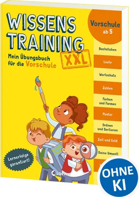 Produktbild von Wissenstraining XXL - Mein Übungsbuch für die Vorschule