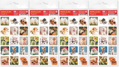 Productafbeelding van Pieski 01: Stickers, 4 stuks