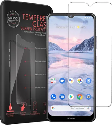Produktbild von 2x Panzerglas für Nokia 2.4 Glas Folie Displayschutz Schutzfolie