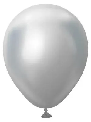 Zdjęcie produktu dla Balony Mirror Silver 100 szt - Kalisan
