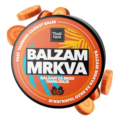 Zdjęcie produktu dla Balsam do opalania z Chorwacji TINKTURA MRKVA Carrot balm SPF10 100ml 04.27