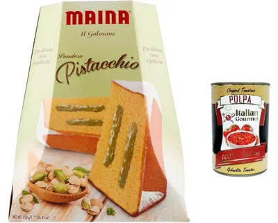 Produktbild von Maina Italian Gourmet Maina Pandoro mit Pistaziencreme 750g – Festtagskuchen