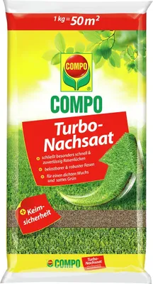 Produktbild von Nachsaat Rasen COMPO Turbo Nachsaat 1 kg für 50 m²