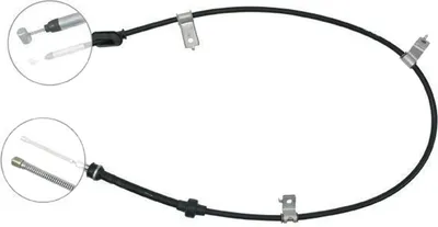 Produktbild von A.B.S. Handbremsseil Seilzug Feststellbremse für HONDA CIVIC VI Hatchback (EJ, EK) Hinten Rechts K19048