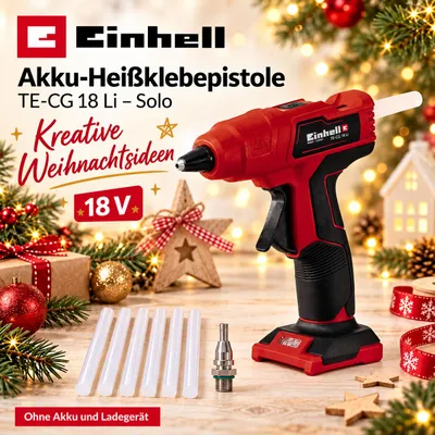 Produktbild von Einhell Akku-Heißklebepistole TE-CG 18 Li - Solo