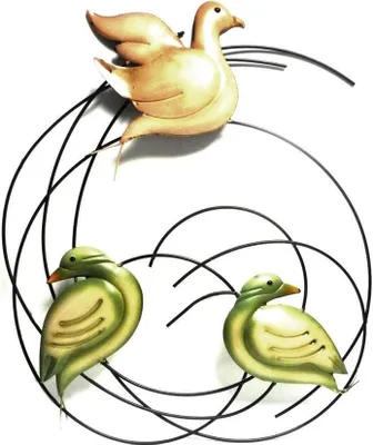 Produktbild von Wandrelief Vögel