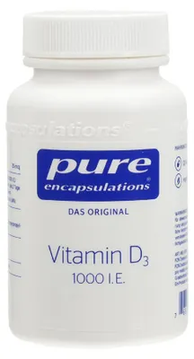 Produktbild von PURE ENCAPSULATIONS Vitamin D3 1000 I.E. Kapseln 120St PZN 05495667