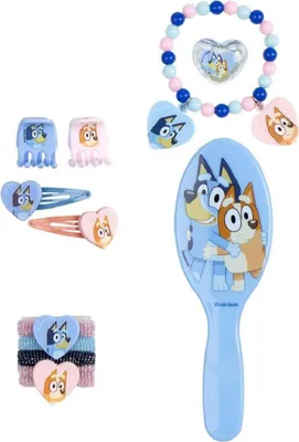 Immagine prodotto di Set di accessori di bellezza Bluey per bambini con pettine, elastico per capelli e altro ancora