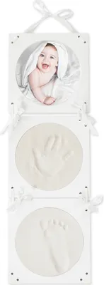 Immagine prodotto di Set di impronte per bambini Bieco cornice per foto | gesso 3D mano e piede del bambino set di gesso mano e piede del bambino set di gesso del bambino set di impronte del bambino gesso piede del bambino mano piede del bambino