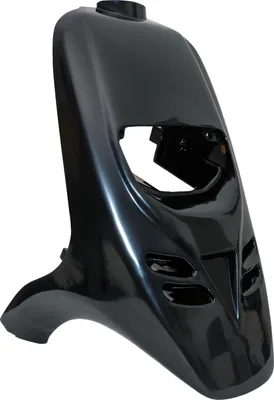 Image de Carénage avant Faco Tablier avant Faco noir non peint compatible avec Piaggio TPH Gilera Typhoon