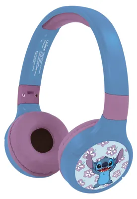 Immagine prodotto di Cuffie 2 in 1 Bluetooth® e Wired pieghevoli e confortevoli con limitazione sicura del volume Stitch Design