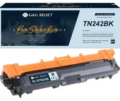 Imagen del producto de G&G 21140 G&G Select Toner kompatibel mit Brother TN-242BK