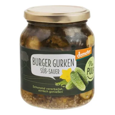 Immagine prodotto di Cetriolini per hamburger - Demeter in agrodolce 350g
