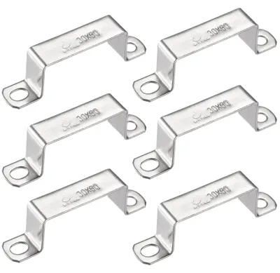 Image de Solidchoice - Support de fixation en forme de U, en acier inoxydable